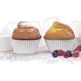 STÄDTER PAPIEREN CUPCAKE VORMPJES - WIT - MINI - 200 STUKS Ø 3 / 4 CM / H 2 CM_