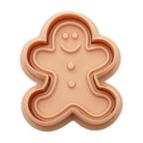 STÄDTER KOEKJES UITSTEKER MET STEMPEL MET UITWERPER - GINGERBREAD MAN ± 4 CM _