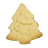 STÄDTER KOEKJES UITSTEKER MET STEMPEL EN UITWERPER – KERSTBOOM ± 4 CM _