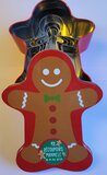 UITDUWVORMPJES INOX GINGERMAN  4ST IN METALEN DOOS_