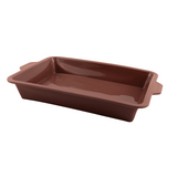 POINT-VIRGULE TAARTVORM UIT PLATINUM SILICONE VINTAGE MAROON 34X24X6CM_