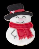 STÄDTER KOEKJES UITSTEKER MET STEMPEL MET UITWERPER – SNEEUWMAN ± 4 CM_