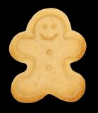 STÄDTER KOEKJES UITSTEKER MET STEMPEL MET UITWERPER - GINGERBREAD MAN ± 4 CM _