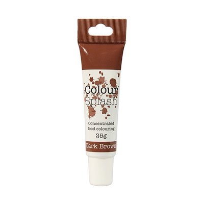 KLEURSTOF GEL - DONKERBRUIN - 25 GRAM