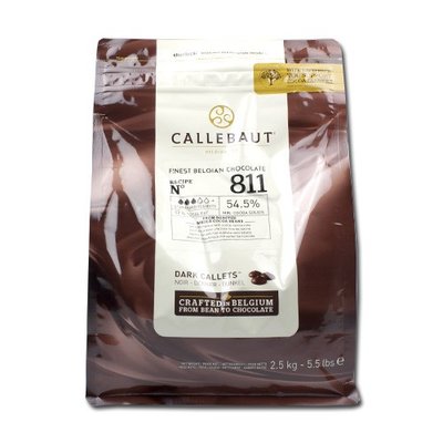 CALLEBAUT CHOCOLADE CALLETS PUUR 2.5 KG
