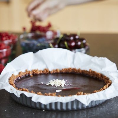 POINT-VIRGULE GERIBDE TAART/QUICHEVORM MET ANTI-AANBAKLAAG EN LOSSE BODEM Ø 23CM 