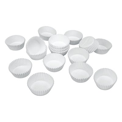 STÄDTER PAPIEREN CUPCAKE VORMPJES - WIT - MINI - 200 STUKS Ø 3 / 4 CM / H 2 CM