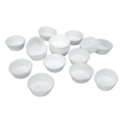 STÄDTER PAPIEREN CUPCAKE VORMPJES - WIT - MAXI - 200 STUKS Ø 5 / 7 CM / H 3 CM