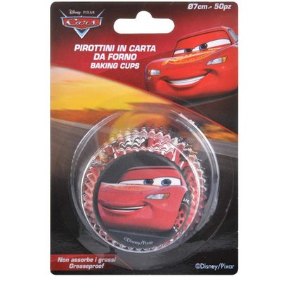 CUPCAKE CUPS CARS PIXAR 50 X 33 MM / 50ST.