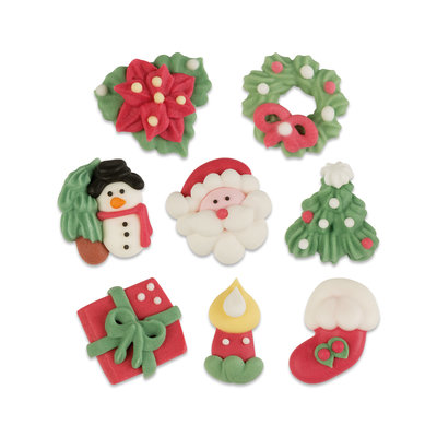 8-delige Kerst set, suiker, klein