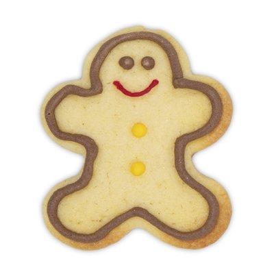 STÄDTER KOEKJES UITSTEKER MET STEMPEL MET UITWERPER - GINGERBREAD MAN ± 4 CM 