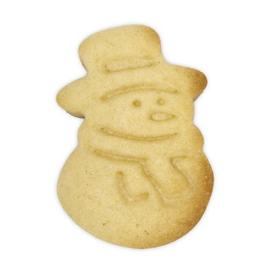 STÄDTER KOEKJES UITSTEKER MET STEMPEL MET UITWERPER – SNEEUWMAN ± 4 CM