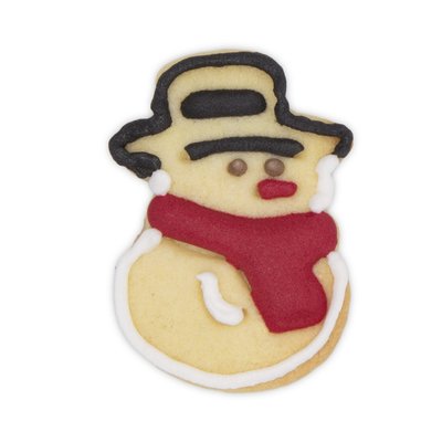 STÄDTER KOEKJES UITSTEKER MET STEMPEL MET UITWERPER – SNEEUWMAN ± 4 CM