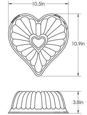 ELEGANTE HEART BUNDT