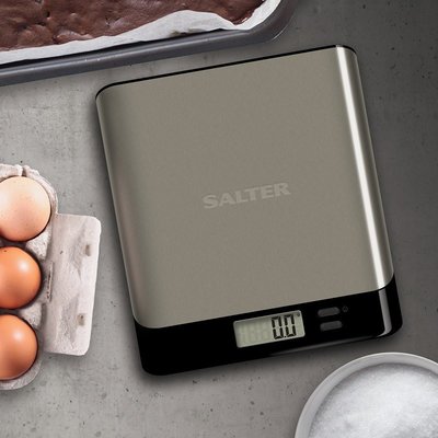 SALTER PRO RVS DIGITALE KEUKENWEEGSCHAAL 5KG