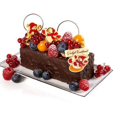 SNEEUWPOPPEN CHOCOLADE 4X3 CM - 6 STUKS