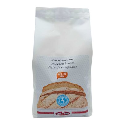ALL-IN MIX VOOR BOERKEN WIT BROOD 2KG