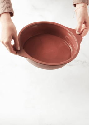 POINT-VIRGULE TAARTVORM UIT PLATINUM SILICONE SILICONE VINTAGE MAROON Ø 24CM