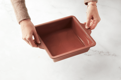 POINT-VIRGULE TAARTVORM UIT PLATINUM SILICONE VINTAGE MAROON 20X20X6CM