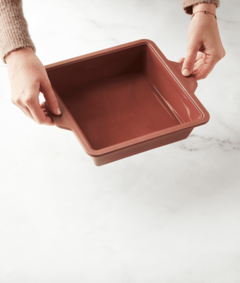 POINT-VIRGULE TAARTVORM UIT PLATINUM SILICONE VINTAGE MAROON 20X20X6CM