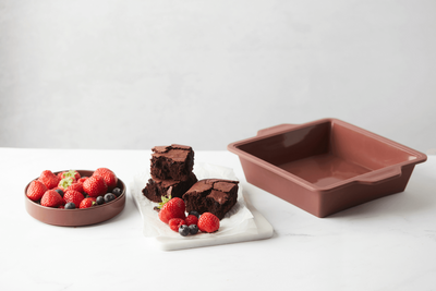 POINT-VIRGULE TAARTVORM UIT PLATINUM SILICONE VINTAGE MAROON 20X20X6CM