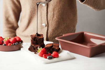 POINT-VIRGULE TAARTVORM UIT PLATINUM SILICONE VINTAGE MAROON 20X20X6CM