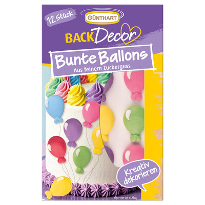 GÜNTHART KLEURRIJKE SUIKERBALLONNEN