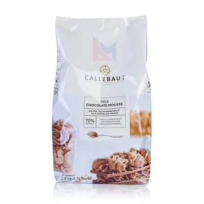 CALLEBAUT CHOCOLADE MOUSSE POEDER, MELK 800 GRAM