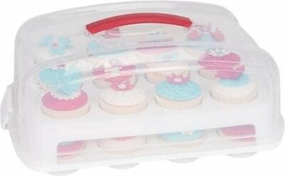CUPCAKE BEWAARDOOS 39CM PATISSE