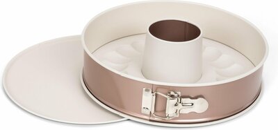PATISSE SPRINGVORM MET TULBANDINZET 26 CM STAAL KOPER/BEIGE