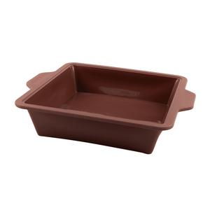 POINT-VIRGULE TAARTVORM UIT PLATINUM SILICONE VINTAGE MAROON 20X20X6CM