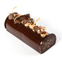 PLAATJE 'PRETTIGE FEESTDAGEN' CHOCOLADE 8X3,5 CM 2 STUKS