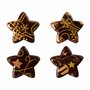 STER GOUD EN BRONS 3 CM - 12 STUKS